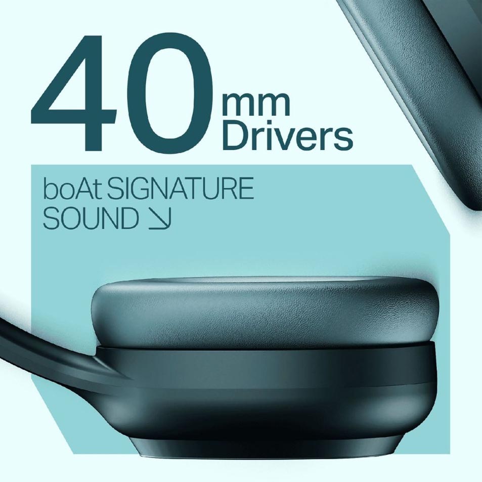 boAt Rockerz 421 Bluetooth Headphone with Mic (40 Hours Playback - Image 3