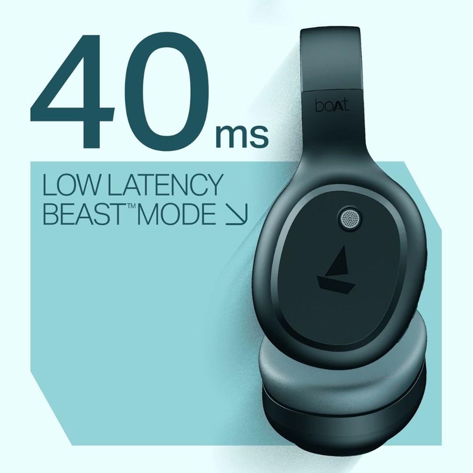boAt Rockerz 421 Bluetooth Headphone with Mic (40 Hours Playback - Image 5