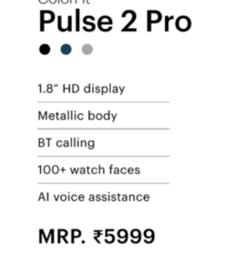 Alternative view of Color Fit Pulse 2 Pro