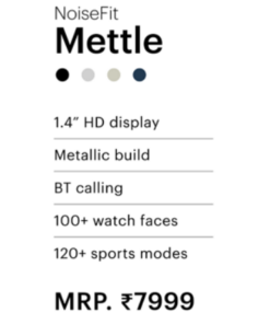 Alternative view of Noise Fit Mettle