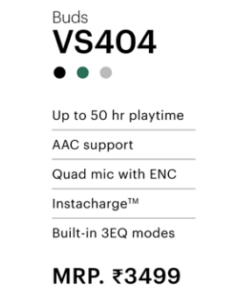 Alternative view of Buds VS404