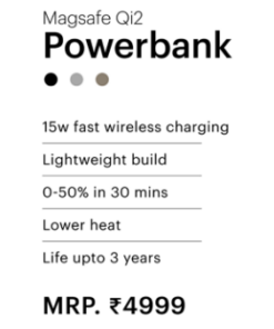 Alternative view of Magsafe Qi Powebank