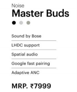 Alternative view of Noise Master Buds