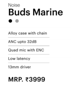 Alternative view of Noise Buds Marine